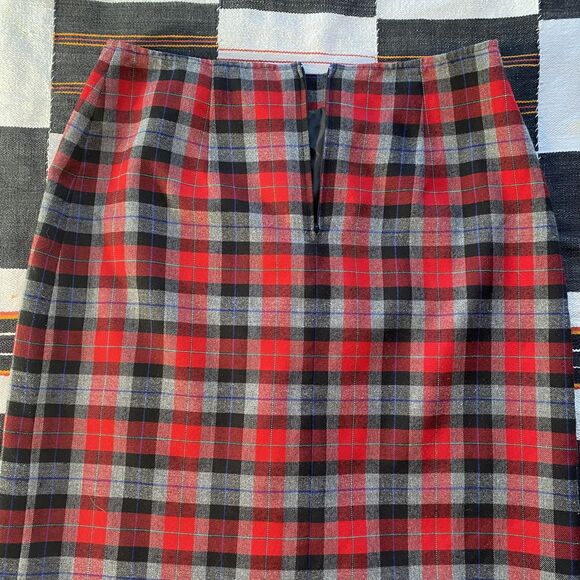 Vintage 90’s Crazy Horse Liz Claiborne Plaid Maxi Skirt. Size 14. Excellent! - Picture 7 of 10